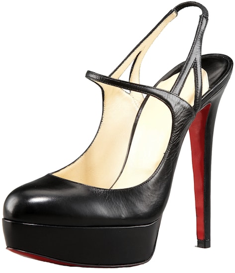 Fine Bretelle Mary Jane Slingback Platform Christian Louboutin Resort 2011