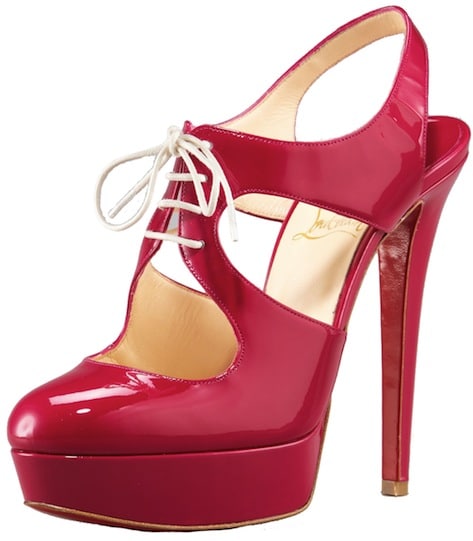 Lassagi Magenta Patent Pace-up Pump Christian Louboutin Resort 2011