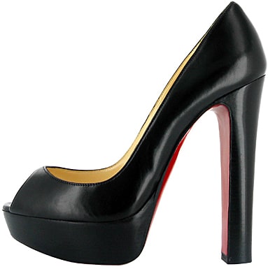 Christian Louboutin Bambou black peep-toe platform pump Fall 2011