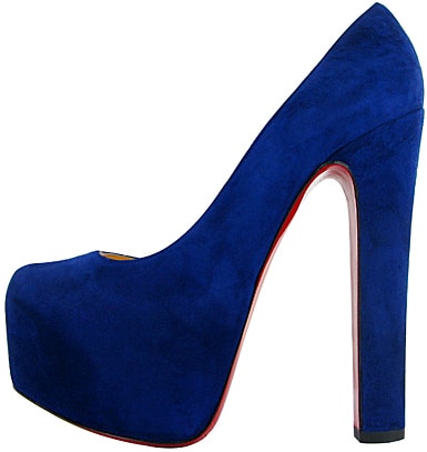 Christian Louboutin Daffy blue platform pump Fall 2011