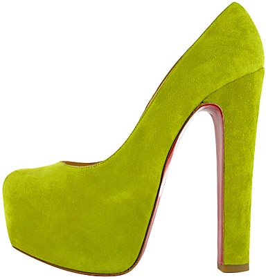 Christian Louboutin Daffy yellow platform pump Fall 2011