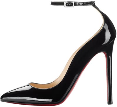 christian louboutin with ankle strap