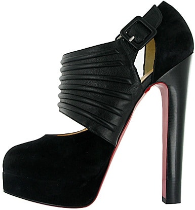 Christian Louboutin black suede Fall 2011 pump