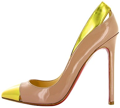 Gold toe cutout PIgalle pump Chrisitan Louboutin 2011