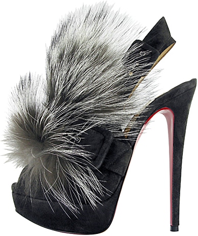 Grey Splash Fur Christian Louboutin Fall 2011