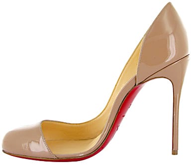 Helmour nude patent Christian Louboutin Fall 2011