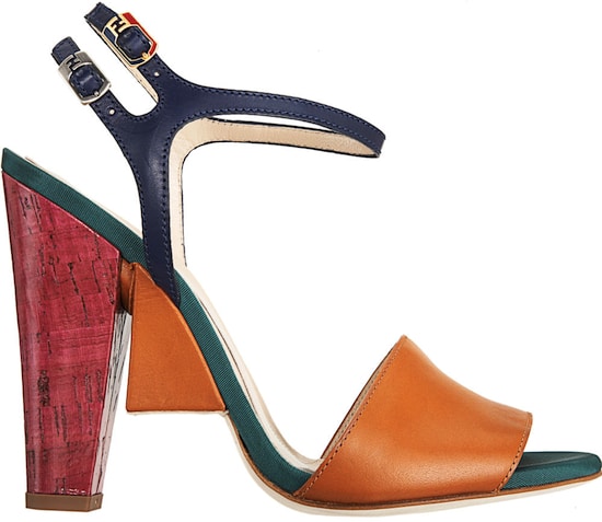 Fendi Colorblock Sandal