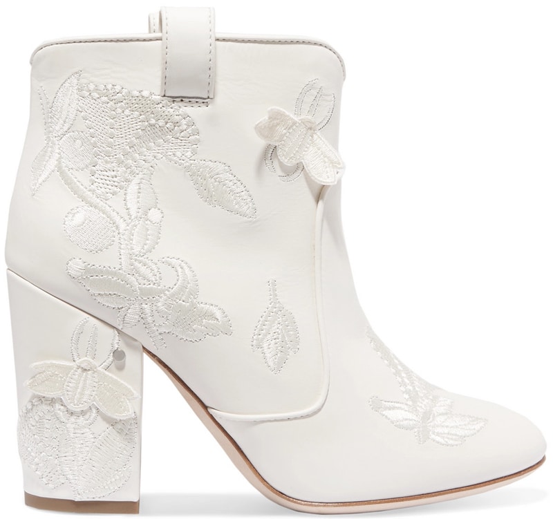 Laurence Dacade Pete embroidered leather ankle boots