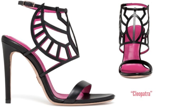 Oscar-Tiye-Cleopatra-leather-laser-cut-sandal-Spring-2014