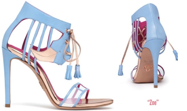 Oscar-Tiye-Spring-2014-Zoe-blue-gold-sandal-Spring-2014