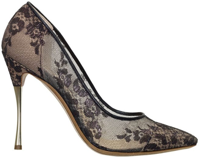 Nicholas-Kirkwood floral lace pump