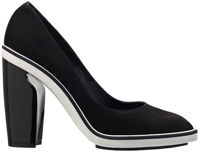 Nicholas Kirkwood black suede pump