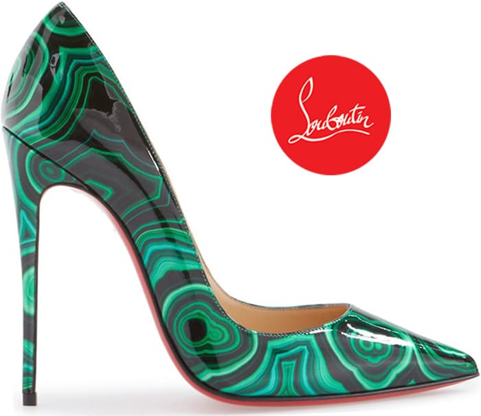 Christian-Louboutin-So-Kate-Pump-Fall-2015-marbled-green-shoes