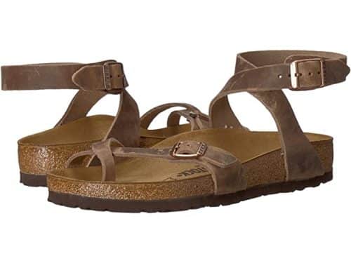 Birkenstock Yara Leather Ankle-Strap Sandal