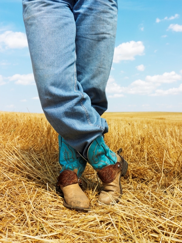 best levis with cowboy boots