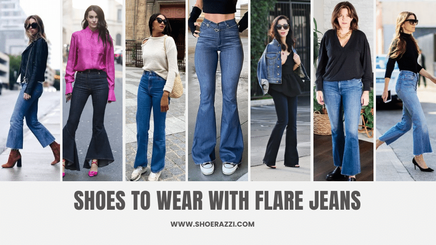 shoes to wear with flare jeans