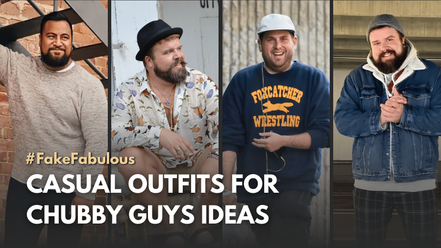 casual outfits for chubby guys