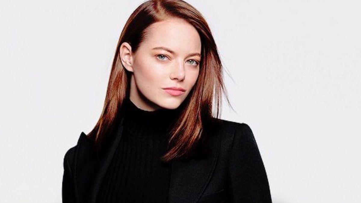 Emma Stone most beautiful woman in the world Golden Ratio 2025