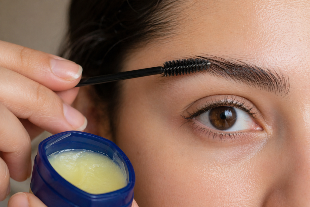 Taming Eyebrow Flyaways