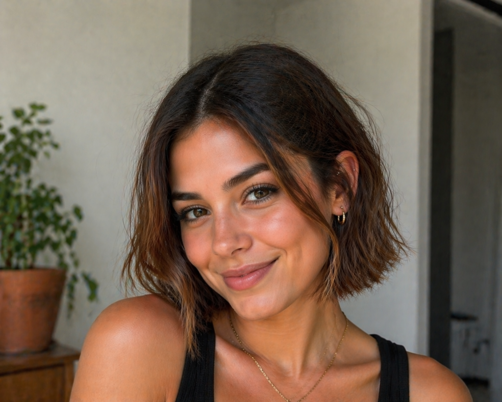 Middle Part: Effortlessly Cool