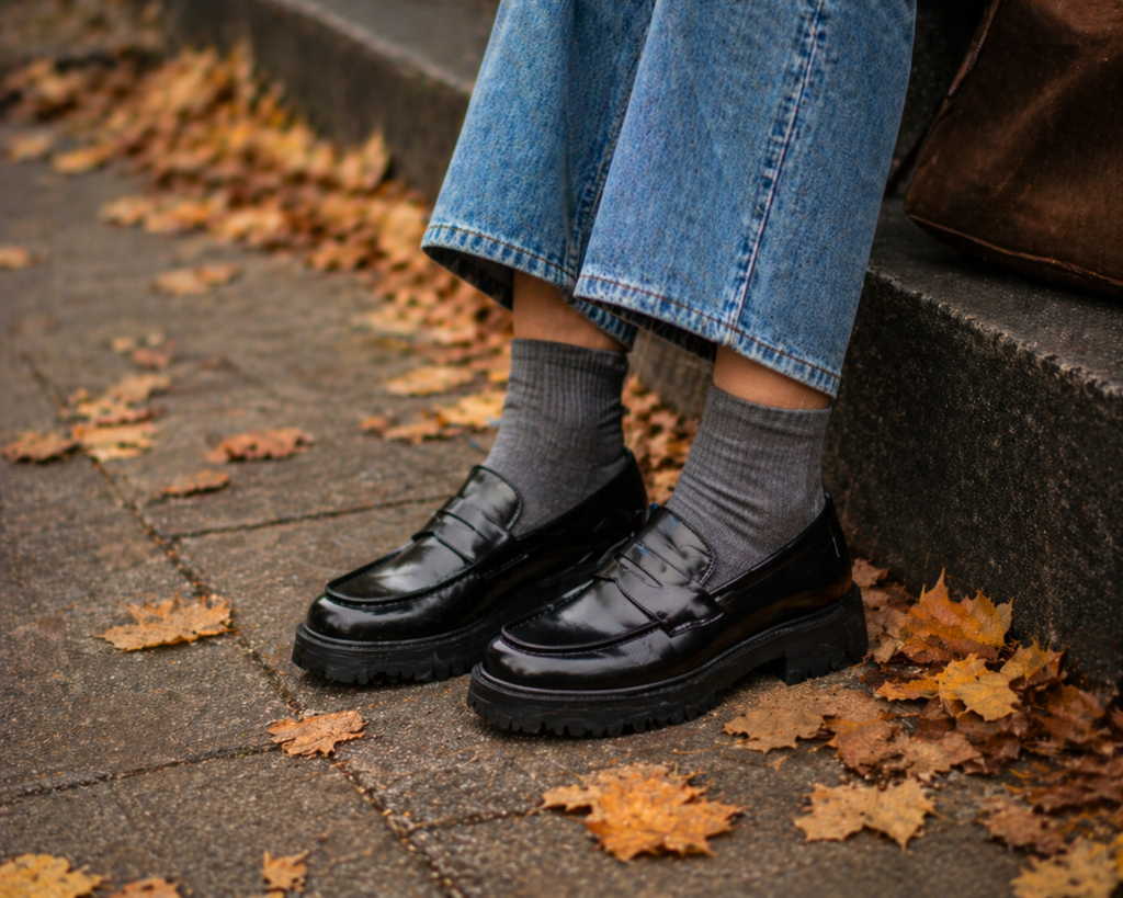 Chunky Loafers: Retro Vibes for Fall
