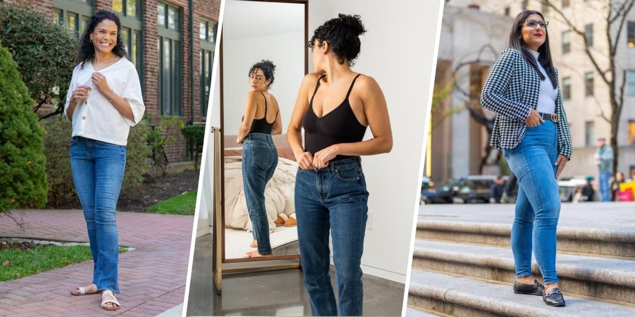 best jeans for short and curvy body types