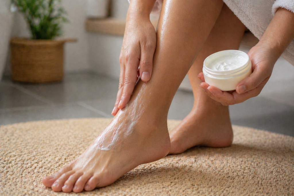 Step 4 Moisturizing for Long Lasting Softness