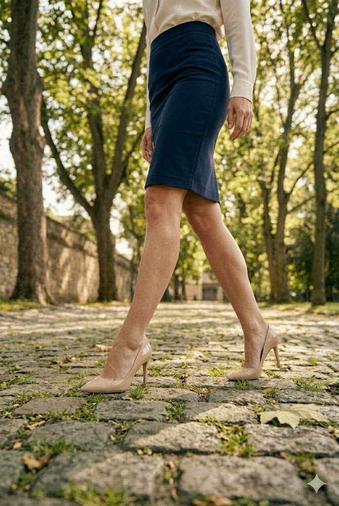 1. Pointed Heels: Elongate the Legs