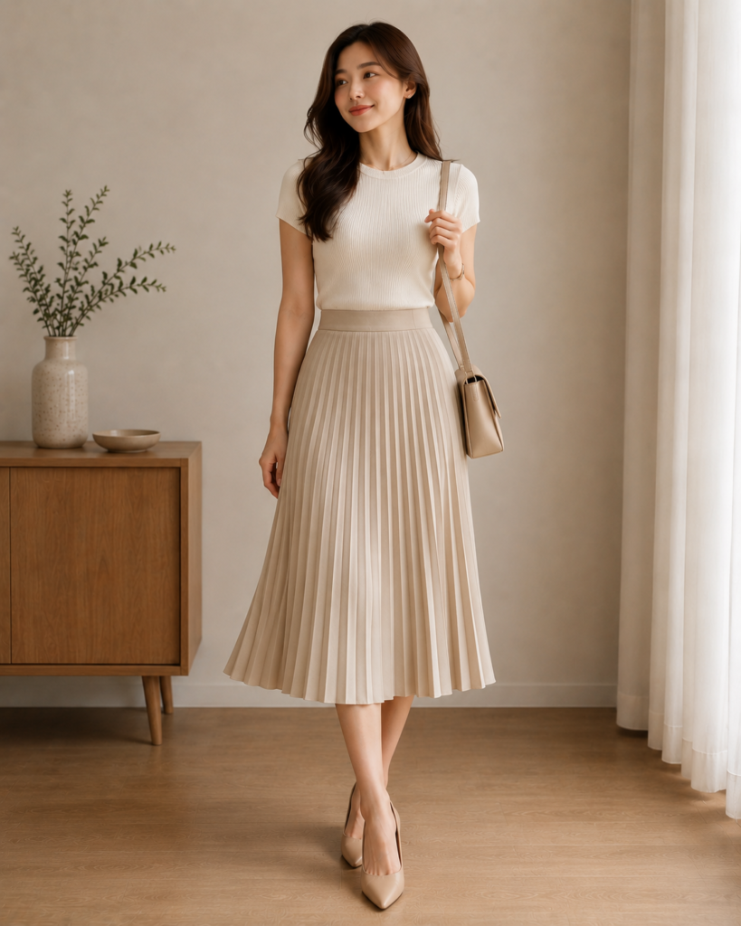 Pleated Skirt