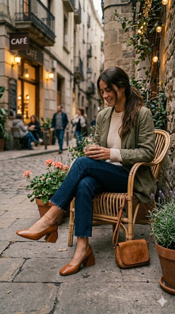Modern and Structured: Block Heels