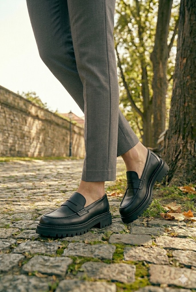 6. Chunky Loafers: Casual Weight