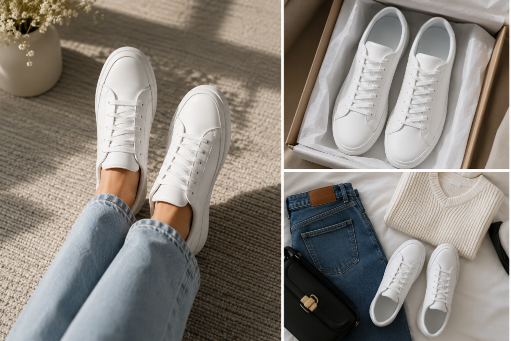 1. White Sneakers Became My Everyday Lifesaver