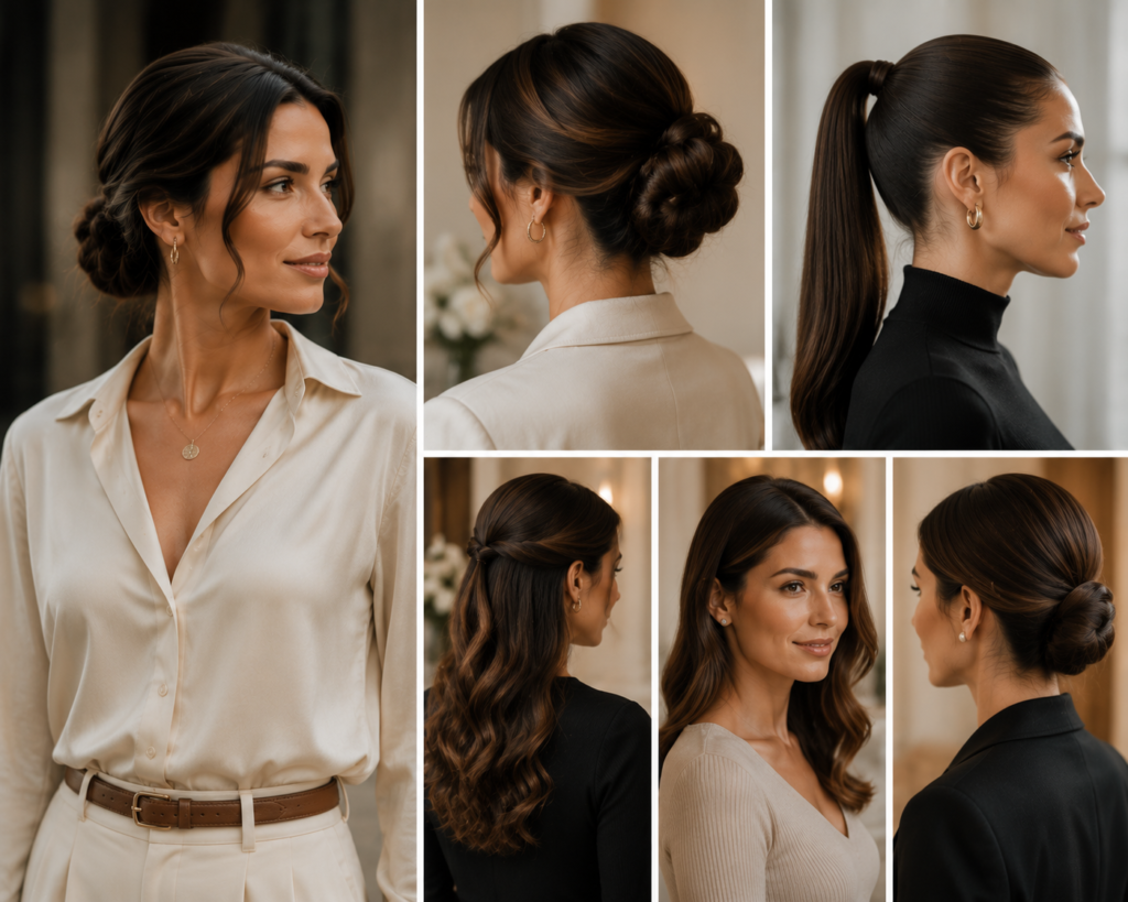 Sport a Chic and Sleek Hairstyle