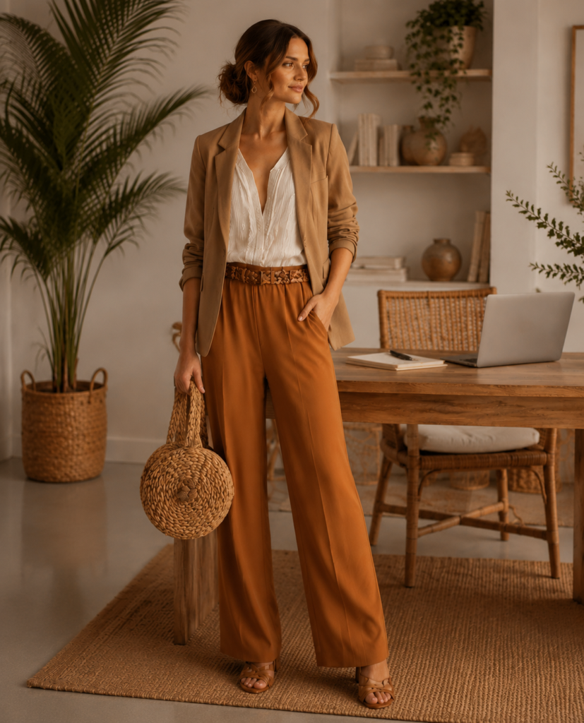 The Straw Handbag Adds Personality