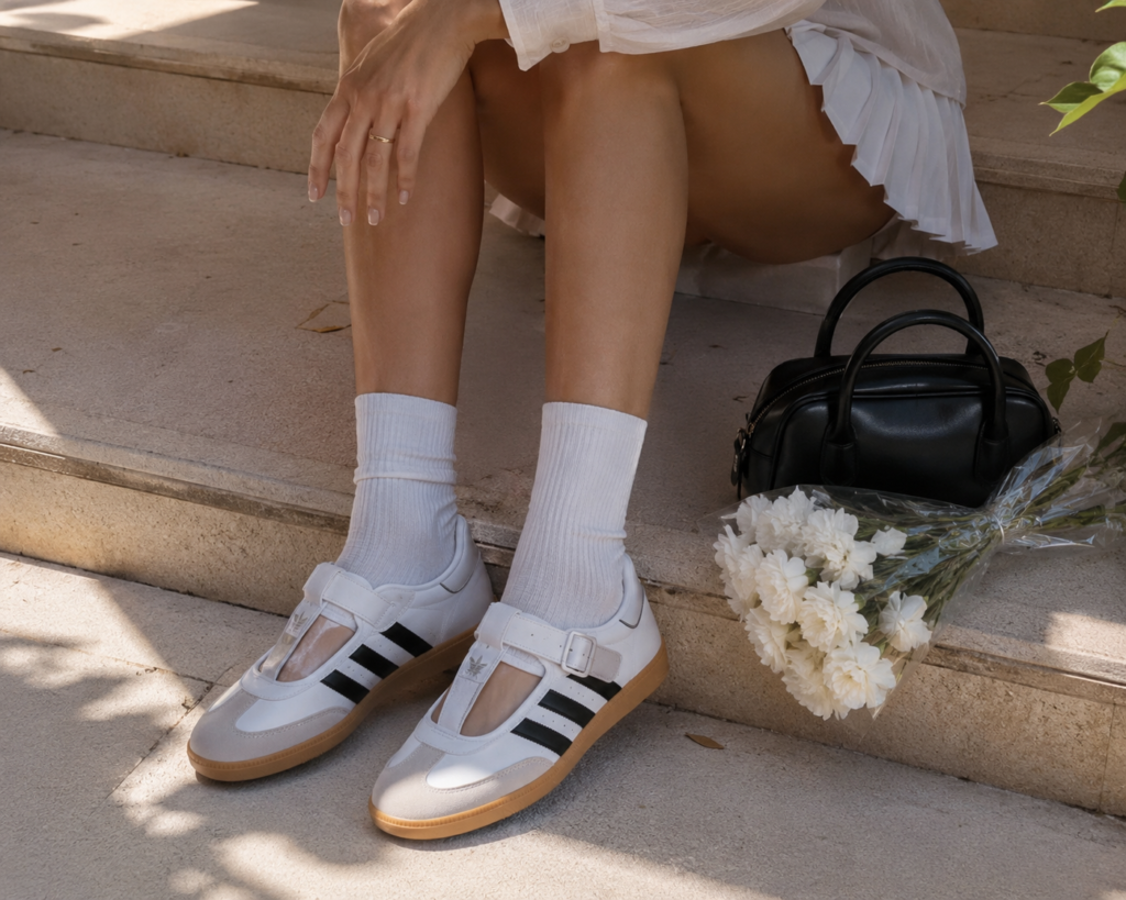 2. Adidas Samba Jane: Sporty Meets Girly