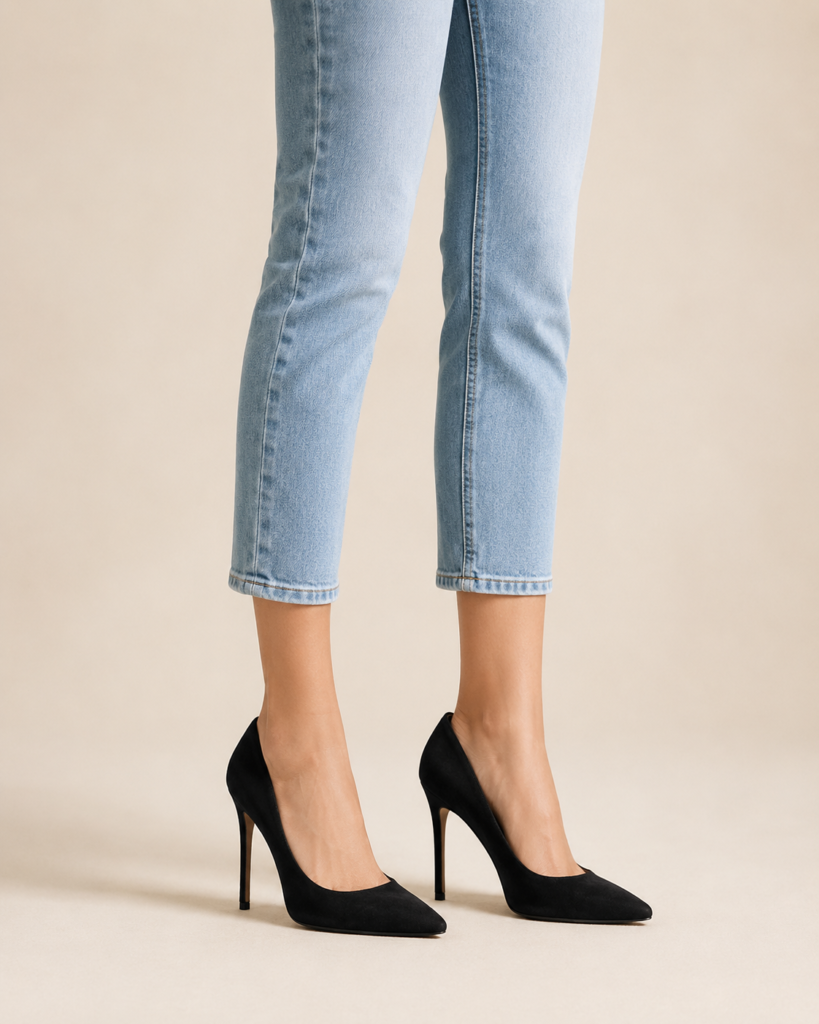 Too High: When Jeans Are Cropped Too Much