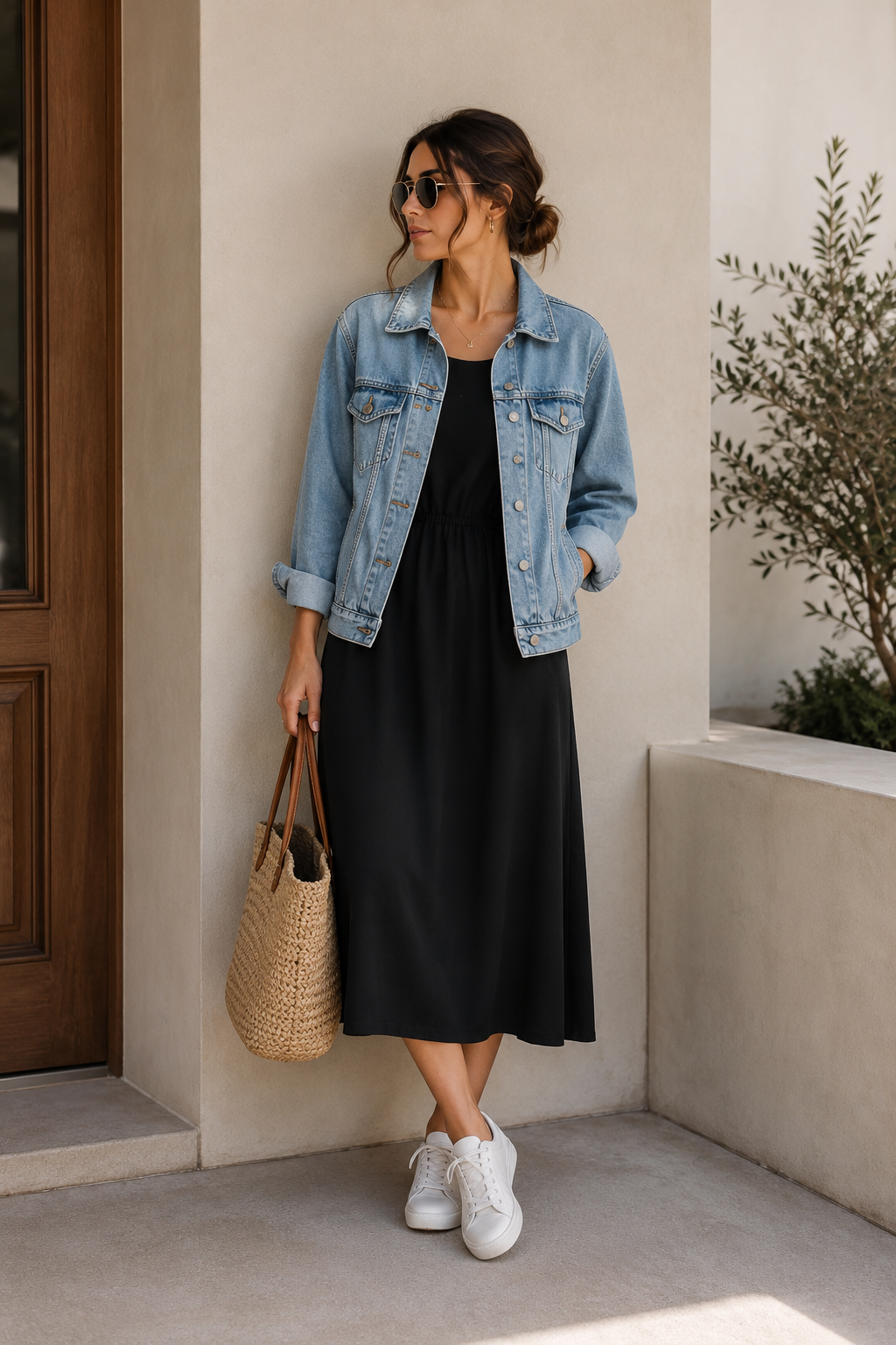 how to style a black dress