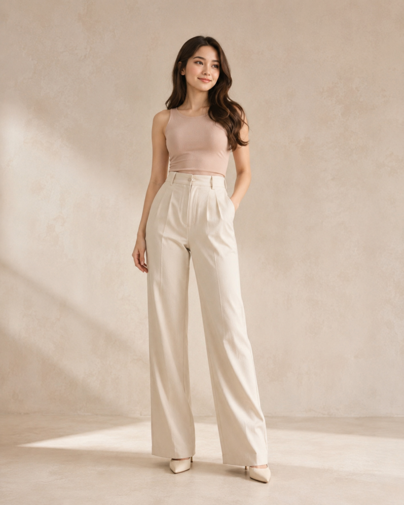 1. Wear High Waist Bottoms
