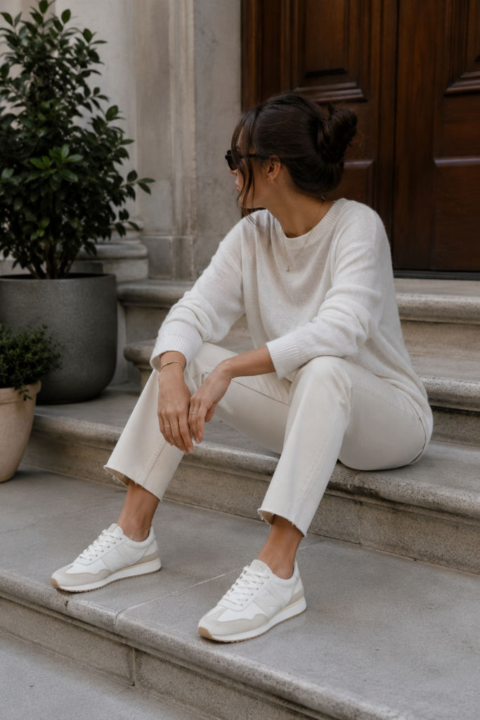 Affordable J.Crew White Sneakers for Everyday Wear